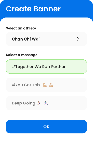 Cheer for your friends and share happiness